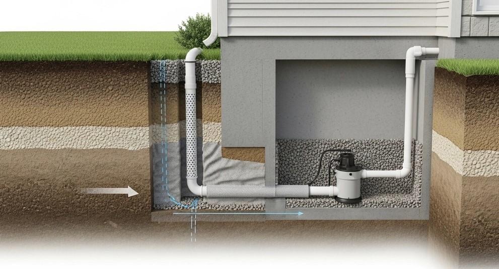 AquaResist - Leaky Wet Damp Basement Waterproofing, Drain Works, Underpinning