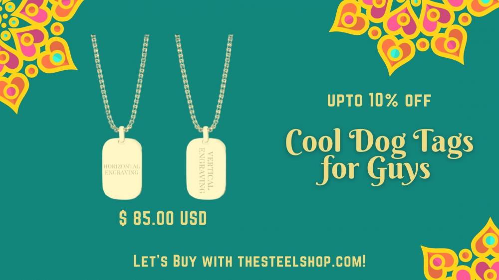cool dog tag for guys