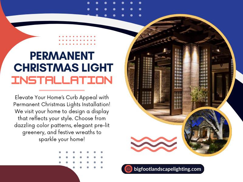 Permanent Christmas Light Installation