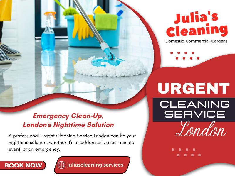 Urgent Cleaning Service London