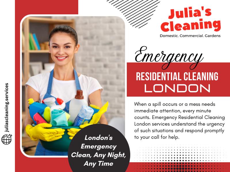 Emergency Residential Cleaning London