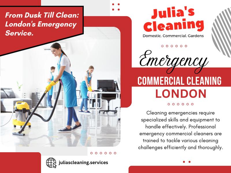 Emergency Commercial Cleaning London